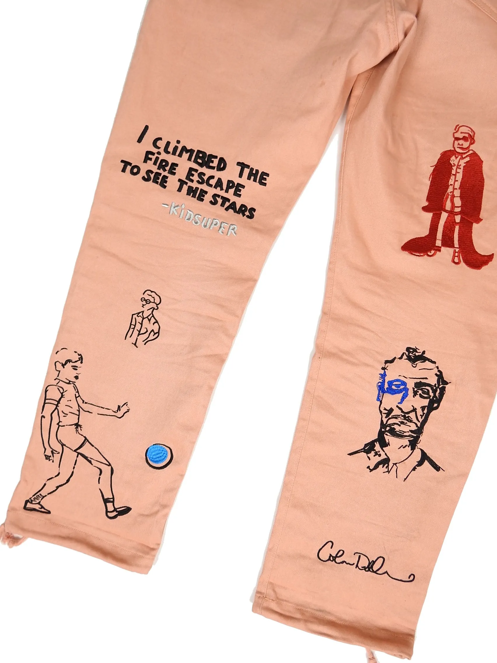 Kid Super Studios Embroidered Pants Size Large