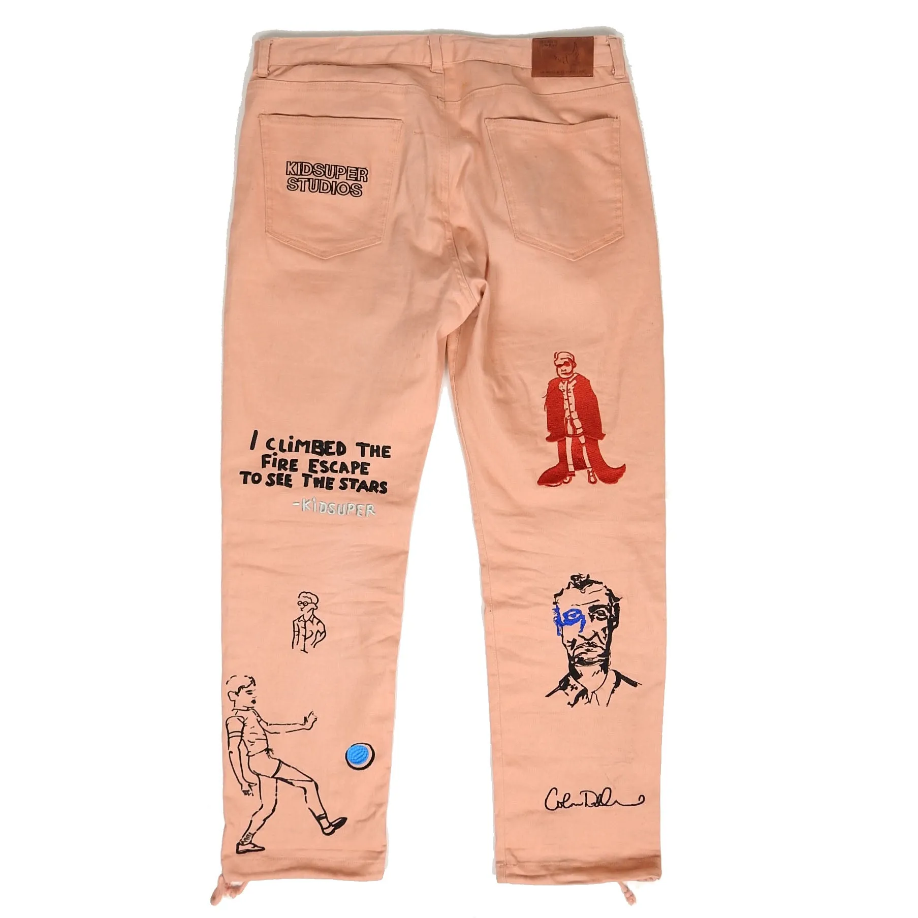 Kid Super Studios Embroidered Pants Size Large